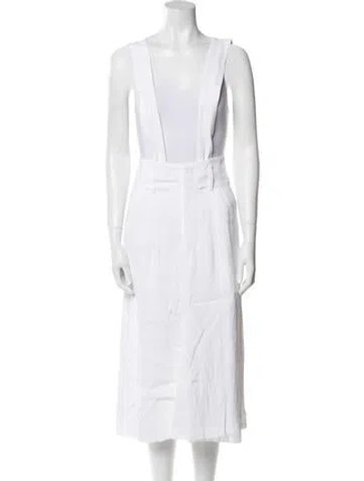 Pre-owned Isabel Marant Long Skirt In White