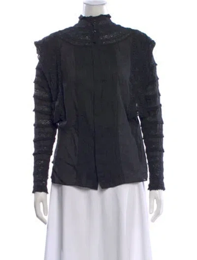 Pre-owned Isabel Marant Long Sleeve Blouse In Black