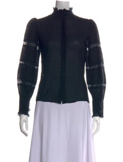Pre-owned Isabel Marant Long Sleeve Blouse In Blue