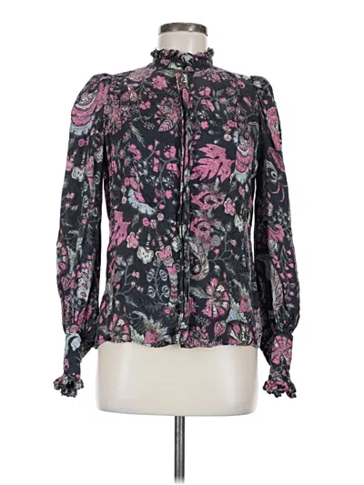 Pre-owned Isabel Marant Long Sleeve Blouse In Gray