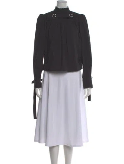 Pre-owned Isabel Marant Long Sleeve Blouse In Gray