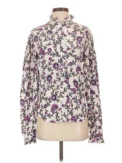 Pre-owned Isabel Marant Long Sleeve Blouse In Purple