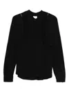 Isabel Marant Long-sleeved Shirt In Black