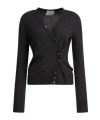 Isabel Marant Carline V-neck Cardigan In Gray