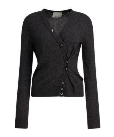 Isabel Marant Long Sleeve Cardigan In Black