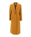 Isabel Marant L And Cashmere Long Coat In Gold
