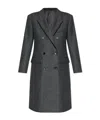 Isabel Marant Irene Double-breasted Wool-felt Coat In Black