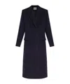 Isabel Marant Peak Lapel Wool Coat In Blue