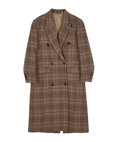 Isabel Marant Long Sleeve Coat In Brown