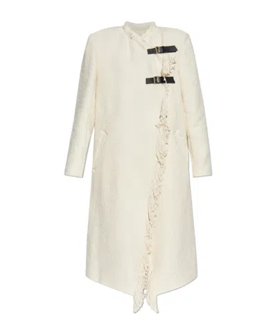 Isabel Marant Long Sleeve Coat In White