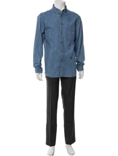 Pre-owned Isabel Marant Long Sleeve Denim Shirt In Blue