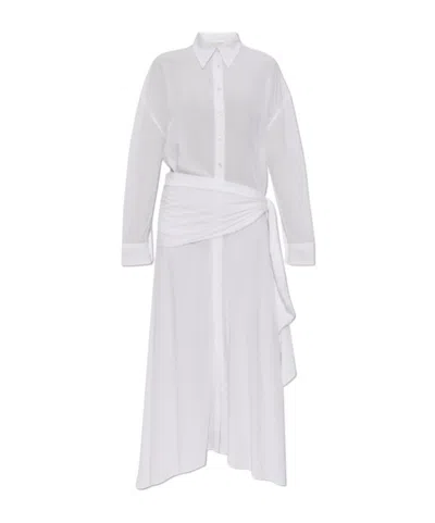 Isabel Marant Long Sleeve Dress In White