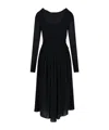 Isabel Marant Knee Length Dress Asymmetric Hem In Black