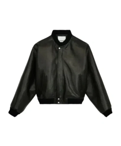 Isabel Marant Long Sleeve Leather Jacket In Black