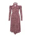 Isabel Marant Valentine Midi Dress In Red