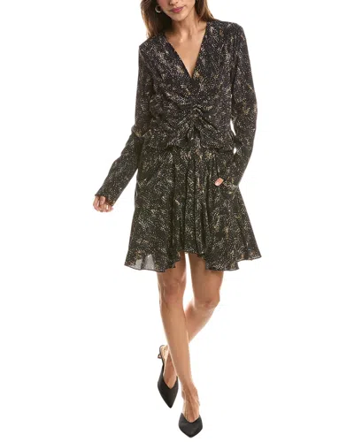 Isabel Marant Long Sleeve Mini Dress In Black