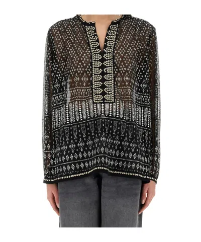 Isabel Marant Long Sleeve Shirt In Black
