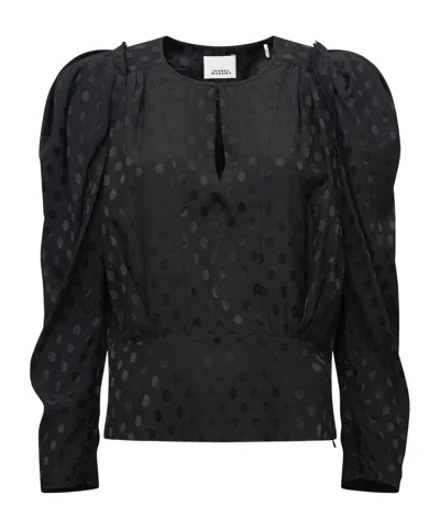 Isabel Marant Long Sleeve Shirt In Black