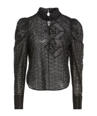Isabel Marant Long Sleeve Shirt In Black