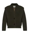 Isabel Marant Long Sleeve Short Coat In Green