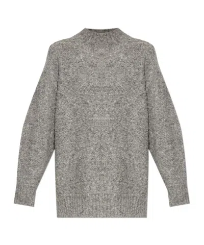 Isabel Marant Long Sleeve Sweater In Gray