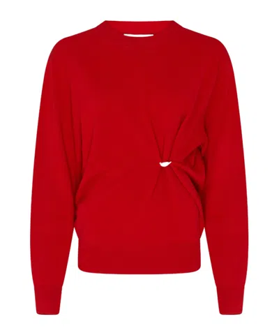 Isabel Marant Long Sleeve Sweater In Red