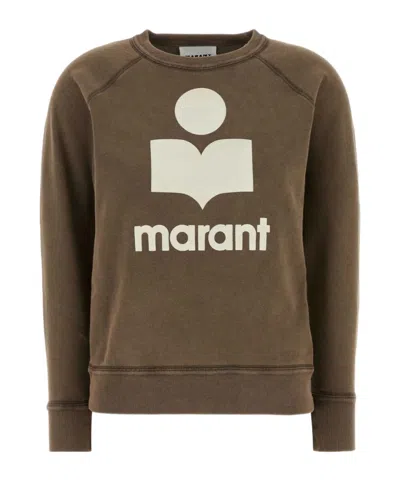 Isabel Marant Long Sleeve Sweatshirt In Brown