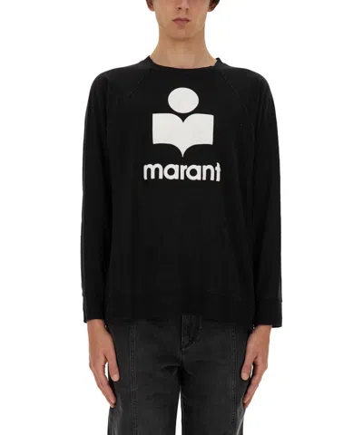 Isabel Marant Long Sleeve T-shirt In Black