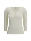 Isabel Marant Maglia A Maniche Lunghe A Costine In Neutral