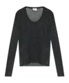 Isabel Marant Long Sleeve Top In Black