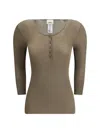 Isabel Marant Women Long Sleeve Top In Burgundy