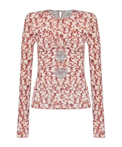 Isabel Marant Long Sleeve Top In Pink