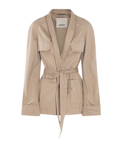 ISABEL MARANT ISABEL MARANT LONG-SLEEVED BELTED JACKET