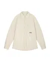 Isabel Marant Long-sleeved Button Jacket In White