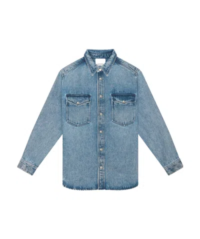 ISABEL MARANT ISABEL MARANT LONG-SLEEVED BUTTON-UP DENIM SHIRT