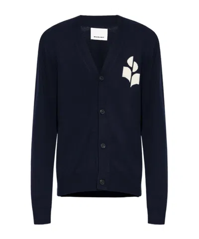 Isabel Marant Long-sleeved Cardigan In Black