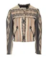 Isabel Marant Long-sleeved Casual Jacket In Nude