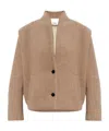 Isabel Marant Drogo Wool-blend Jacket In Nude