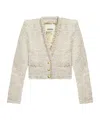 Isabel Marant Gwendoline Wool Blend Jacket In Nude