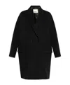 Isabel Marant Campbelle Single-breasted Coat In Black