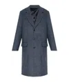 Isabel Marant Johel Single-breasted Coat In Blue