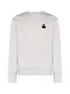 Isabel Marant Mike Logo-print Sweatshirt In Grey