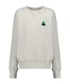 Isabel Marant Long-sleeved Crewneck Sweatshirt In White