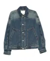 Isabel Marant Faded-effect Denim Jacket In Blue
