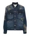 Isabel Marant Long-sleeved Denim Jacket In Blue