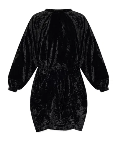 Isabel Marant Long-sleeved Dress In Black