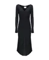 Isabel Marant Long Sleeved Dress In Black