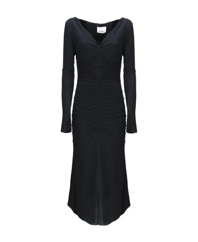 Isabel Marant Long Sleeved Dress In Black