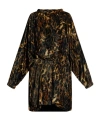 ISABEL MARANT ISABEL MARANT LASSIE TIGER PRINTED ELASTICATED WAIST DRESS