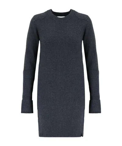 Isabel Marant Long-sleeved Dress In Black